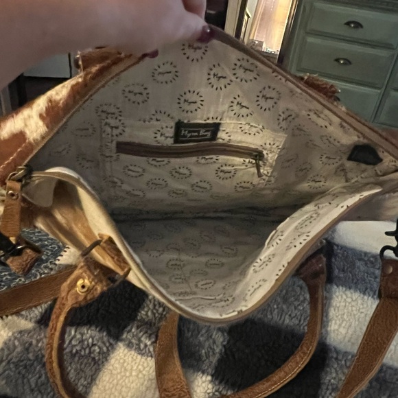 Cowhide laptop bag - Picture 3 of 4